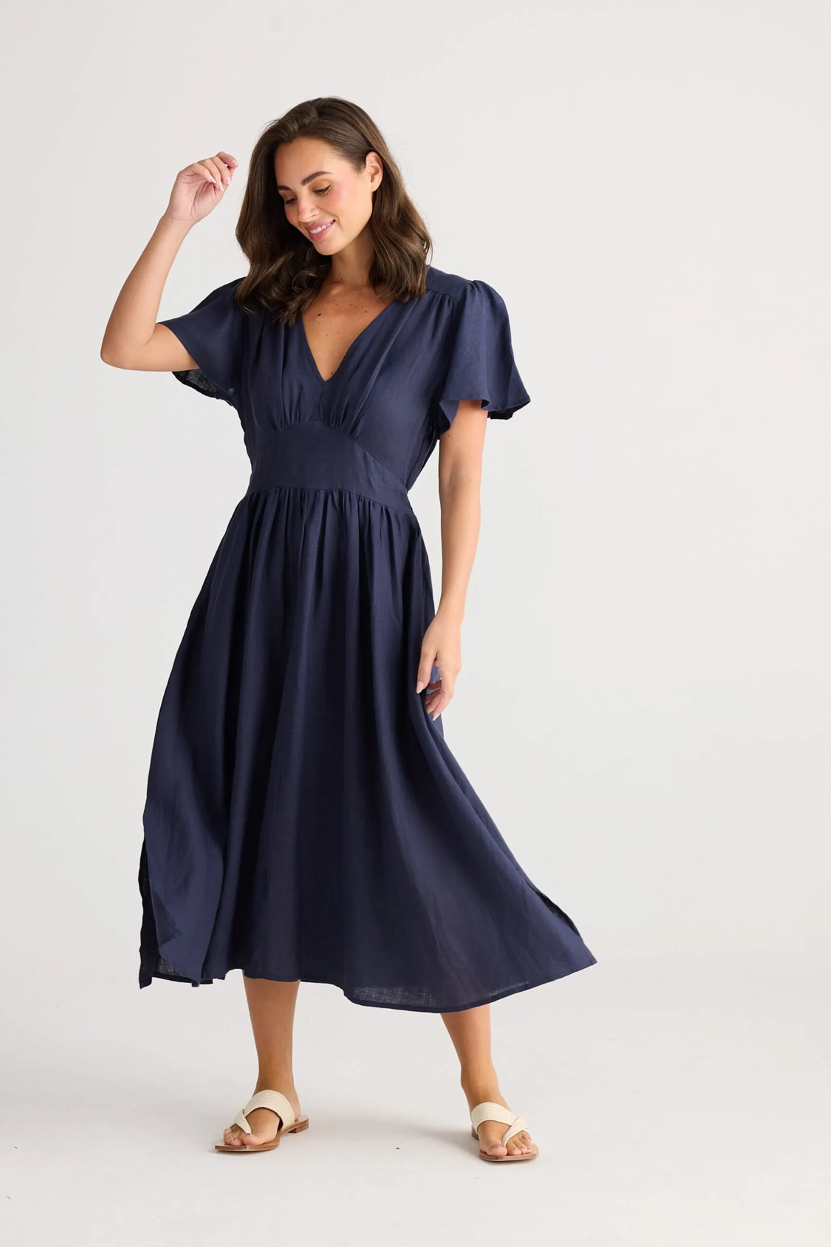 Holiday 'Blossom Dress' - Navy