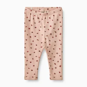 Jersey Leggings Jules | Baby - pink sand flowers
