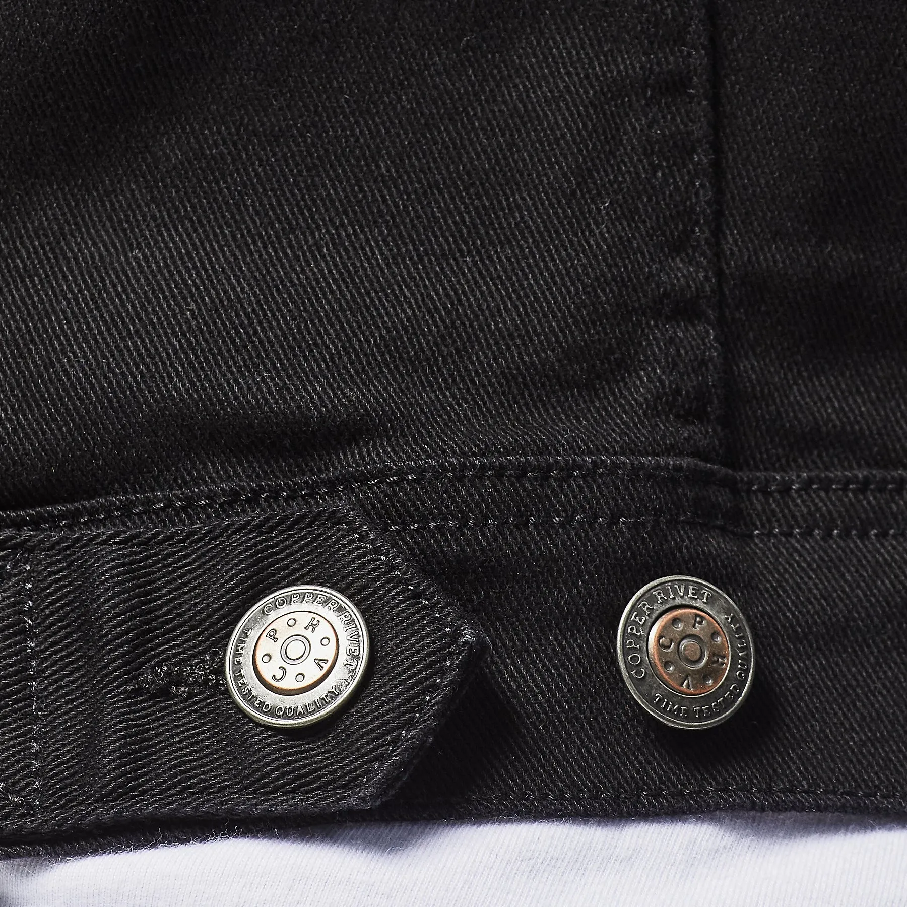 JET BLACK DENIM JACKET