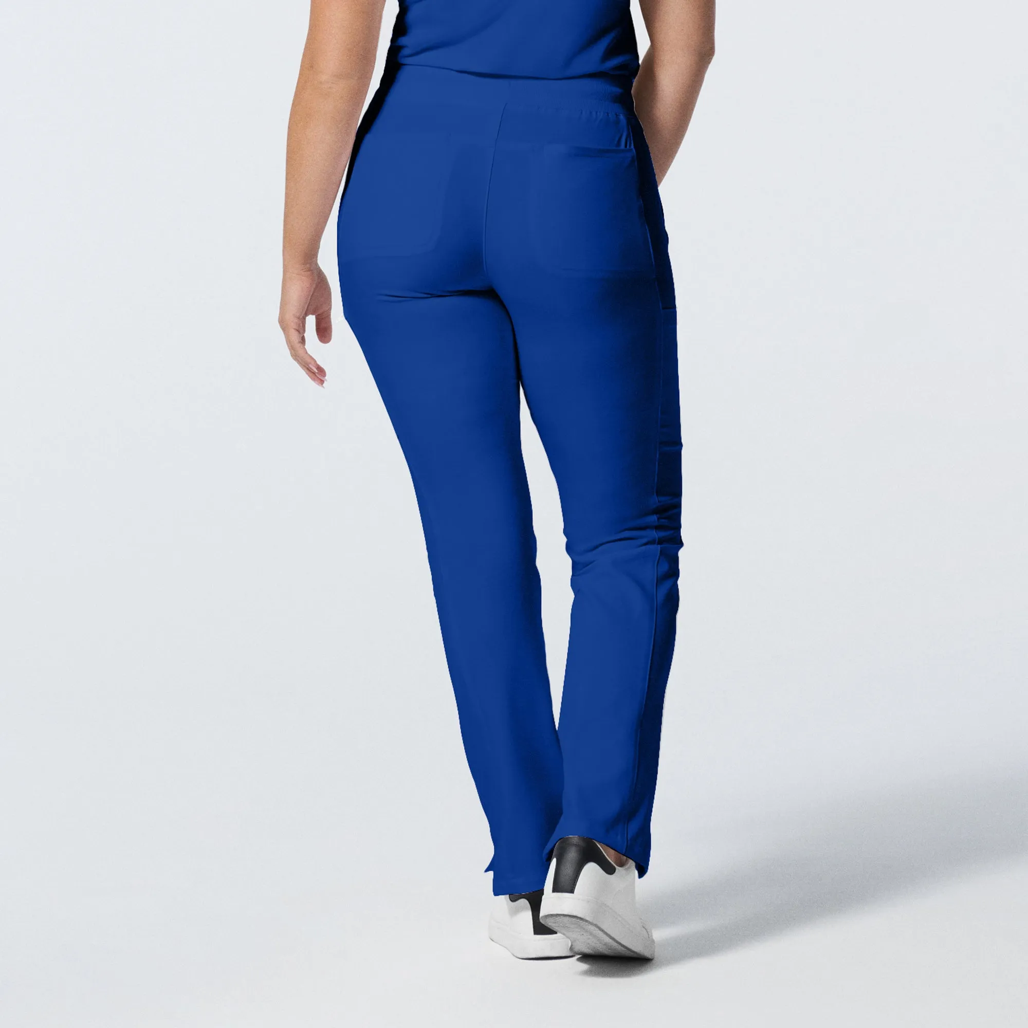 LB400 Women's White Cross Landau Forward Convertible Drawcord Pant