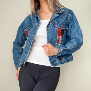 Lei Flannel Denim Jacket