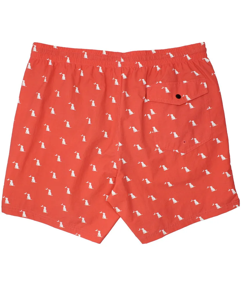 Local Boy - Dog & Moon Swim Trunk