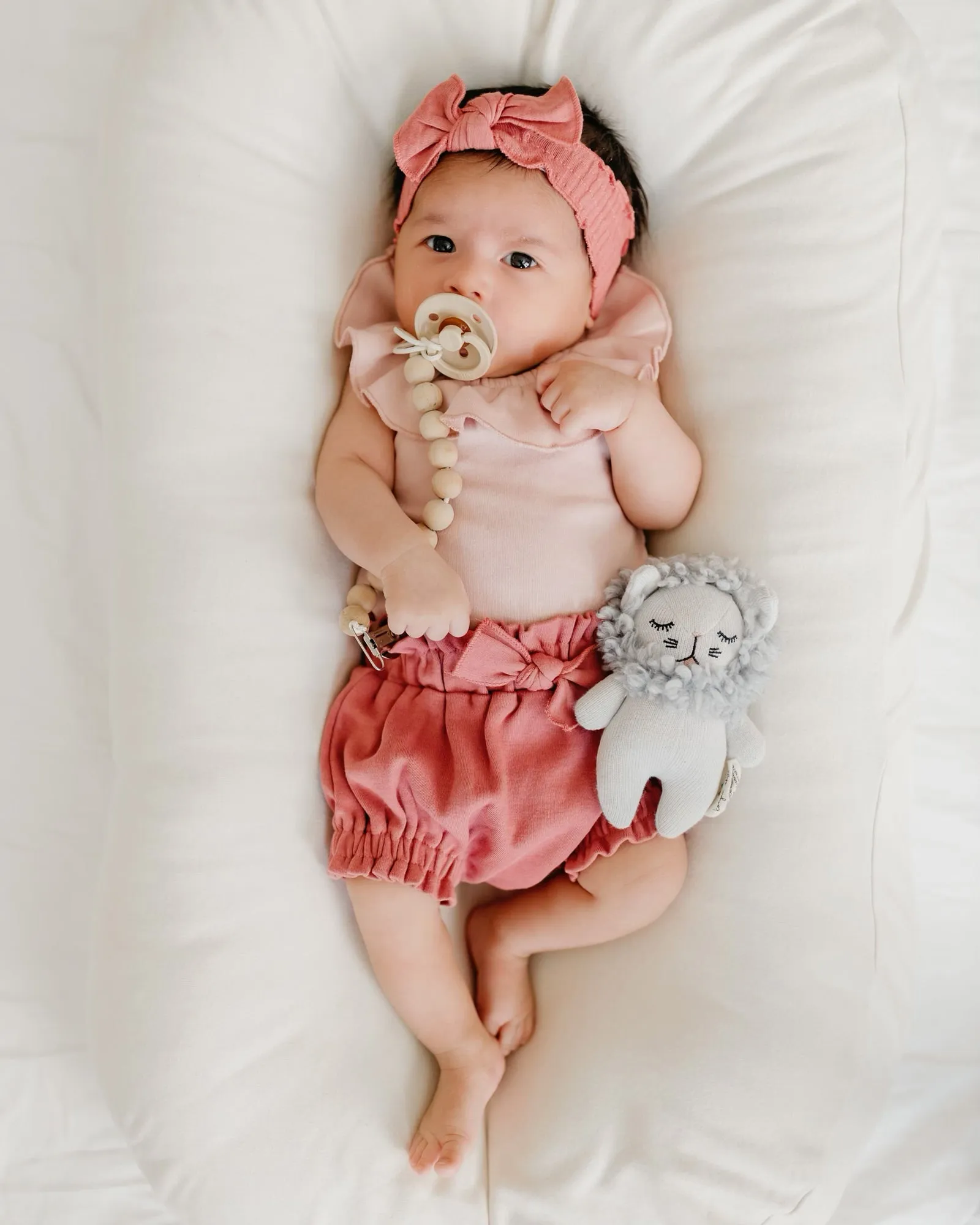 L'ovedbaby Smocked Tie Headband