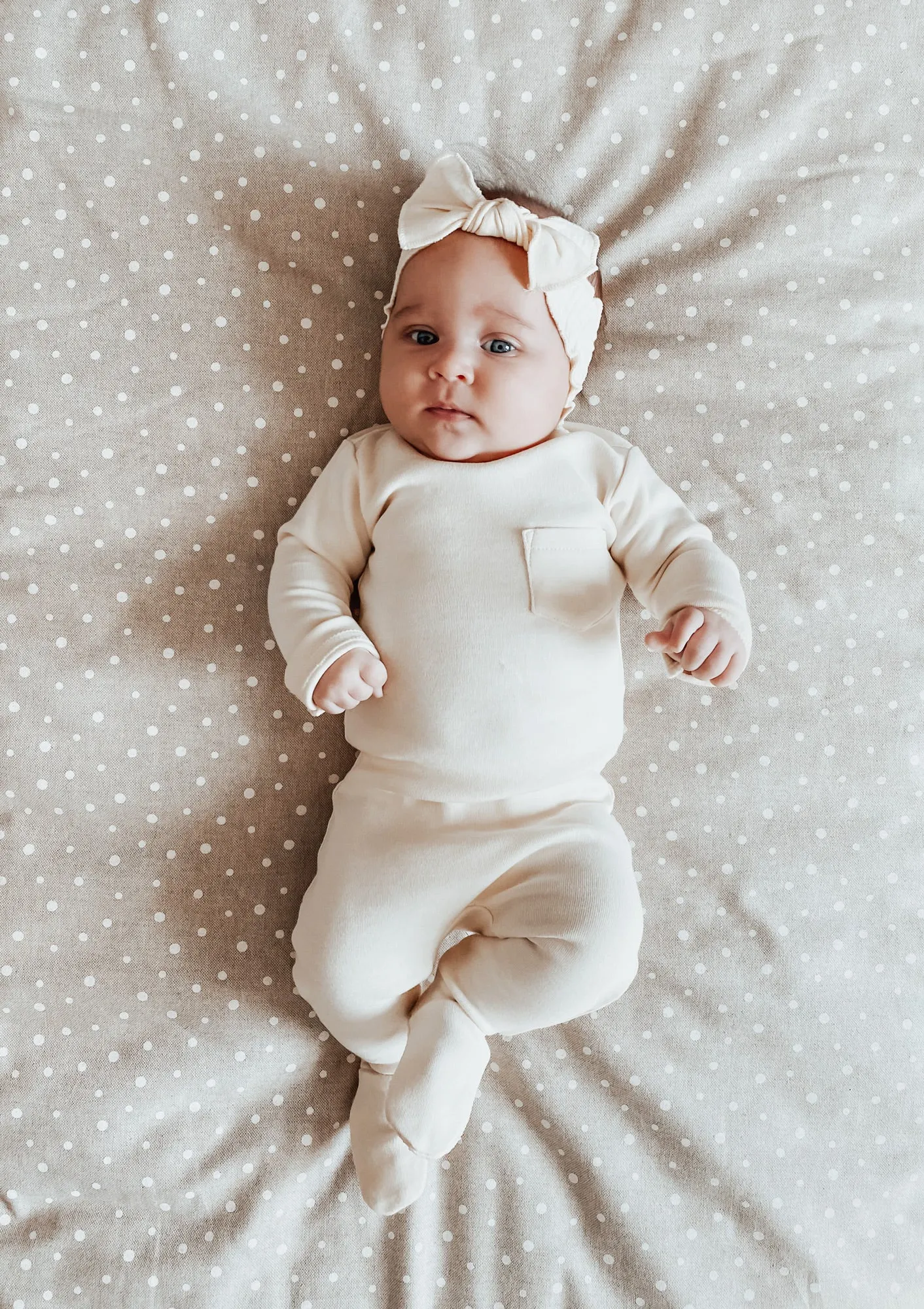 L'ovedbaby Smocked Tie Headband