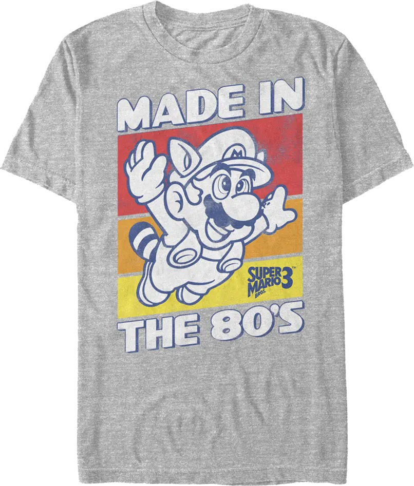 Made In The 80's Super Mario Bros. 3 T-Shirt