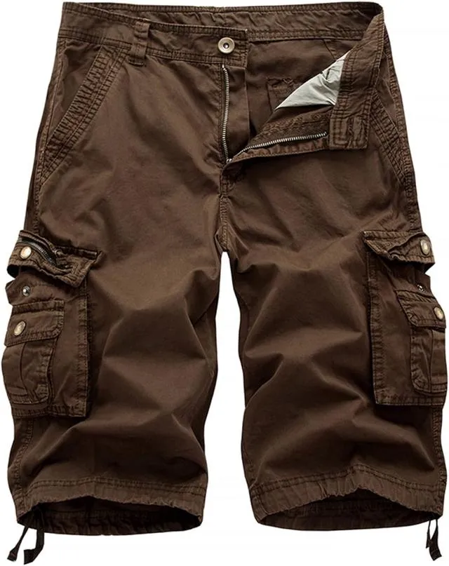 Men's Relaxed Fit Camouflage Camo Cargo Shorts