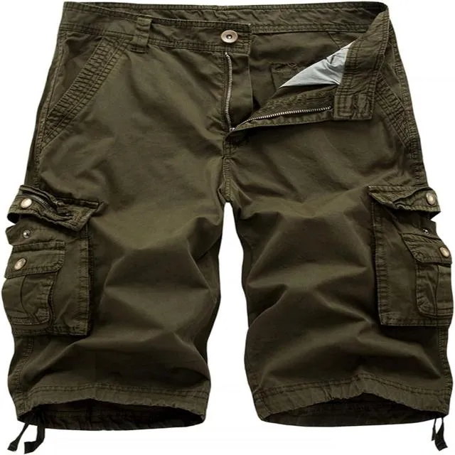 Men's Relaxed Fit Camouflage Camo Cargo Shorts