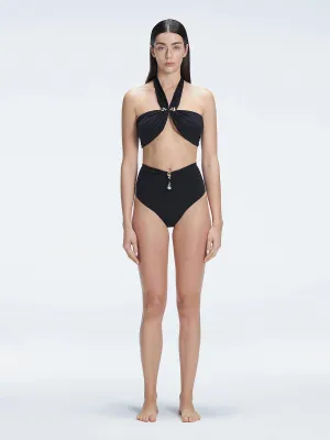 Meredith Black Bikini Set
