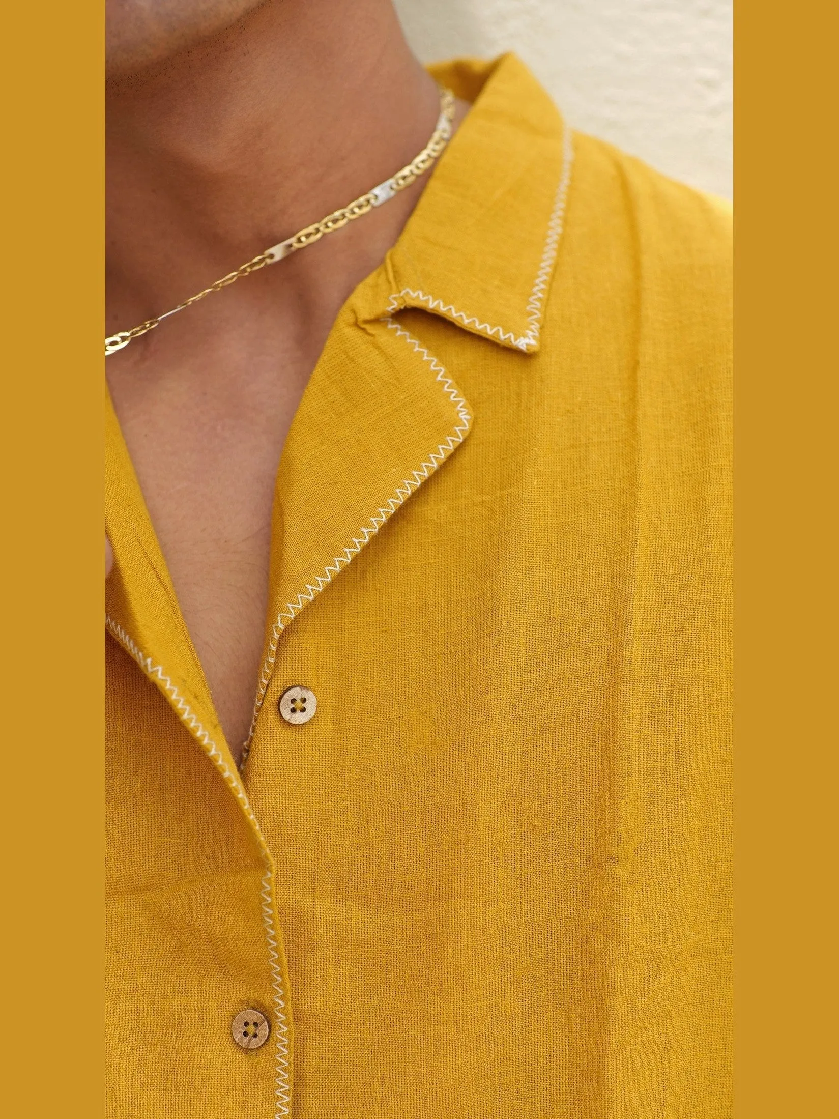 Mustard Inditrail Shirt