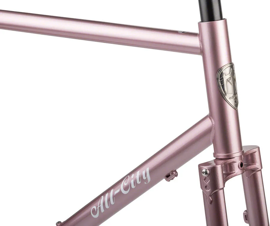 NEW All-City Gorilla Monsoon Frameset - 650b, Steel, Hotberry Rhubarb, 43cm