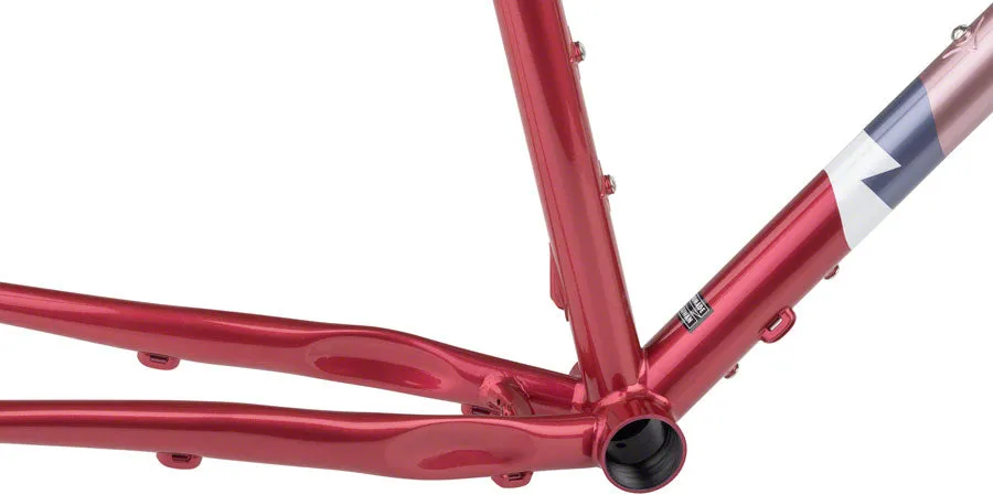 NEW All-City Gorilla Monsoon Frameset - 650b, Steel, Hotberry Rhubarb, 43cm