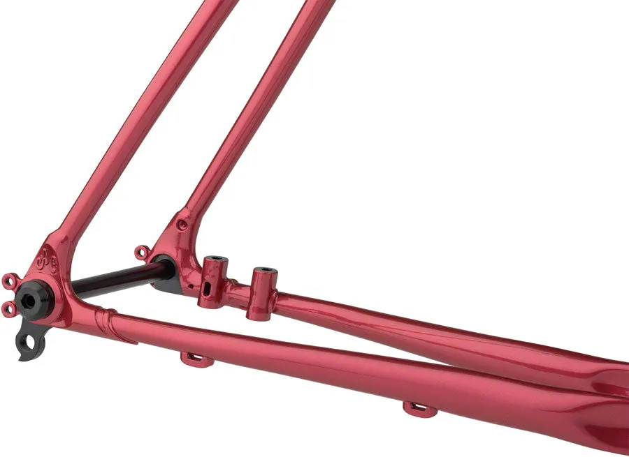 NEW All-City Gorilla Monsoon Frameset - 650b, Steel, Hotberry Rhubarb, 43cm