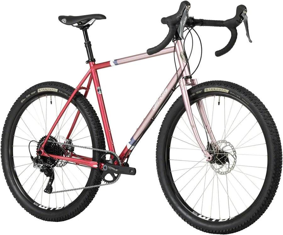 NEW All-City Gorilla Monsoon GRX Steel Gravel Bike, Hotberry Rhubarb