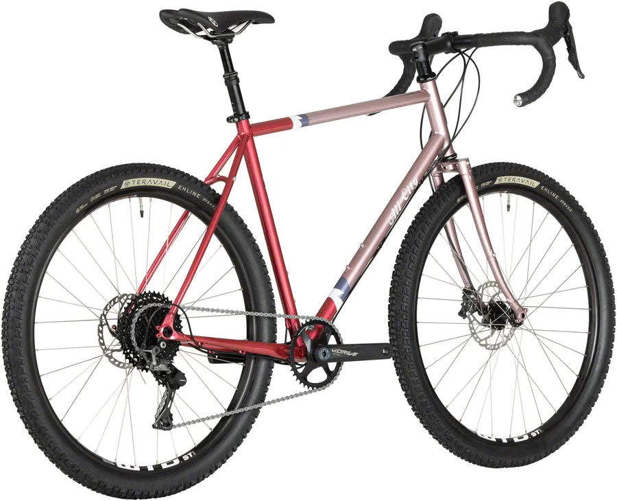 NEW All-City Gorilla Monsoon GRX Steel Gravel Bike, Hotberry Rhubarb