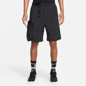 NIKE SW TECH PACK CARGO SHORTS (BLACK)