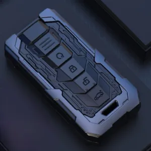 NISSAN Zinc Alloy Key Remote Cover with two keychains