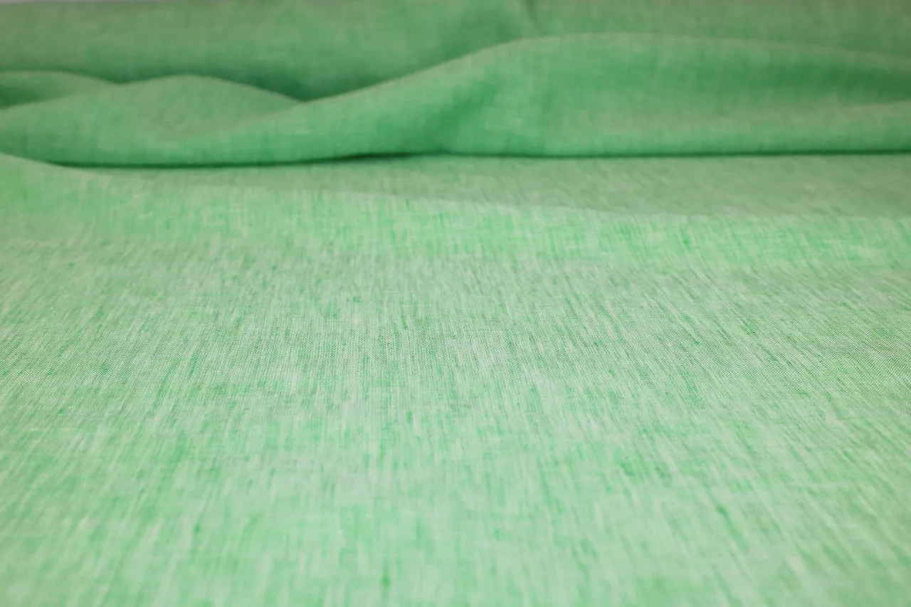 NY Designer Iridescent Linen - Willow/White