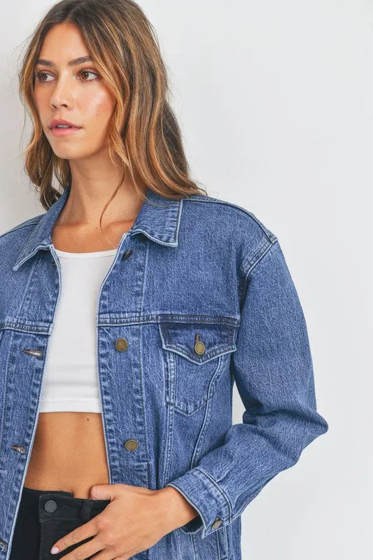 Oliva Oversized Denim Jacket