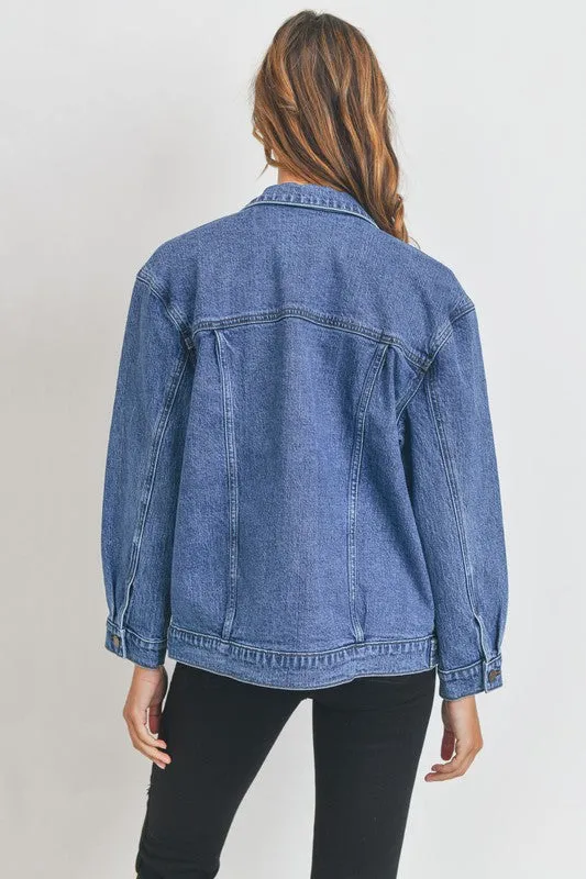 Oliva Oversized Denim Jacket