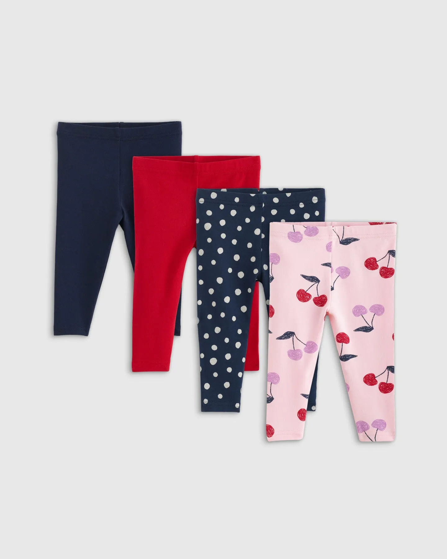 Organic Cotton Leggings 4-Pack