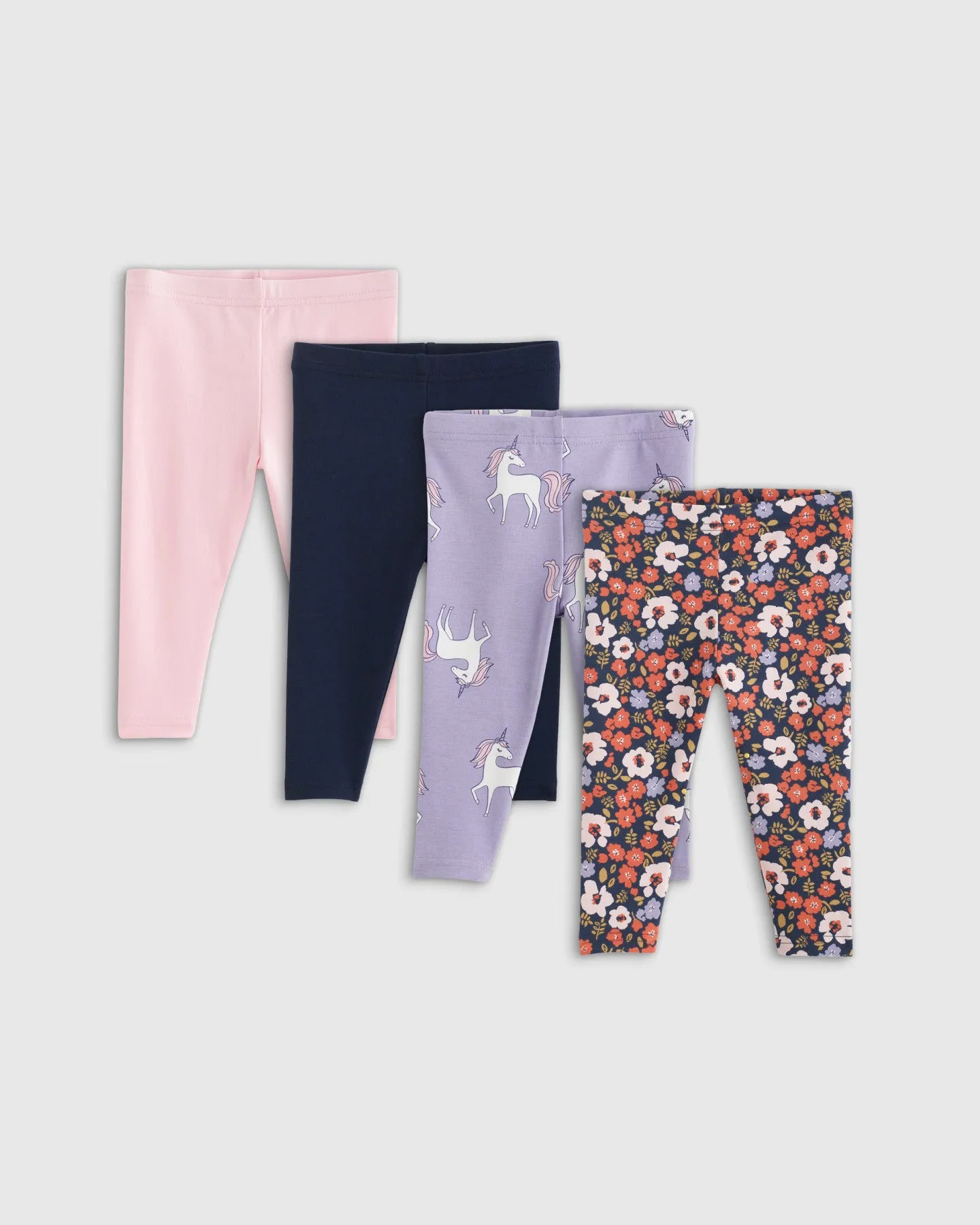 Organic Cotton Leggings 4-Pack