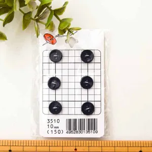 Plastic button 10mm 4