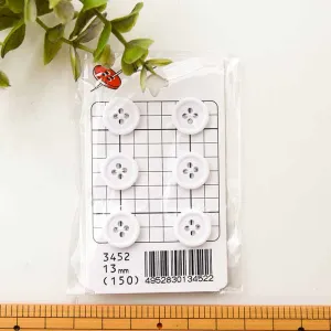 Plastic button 13mm