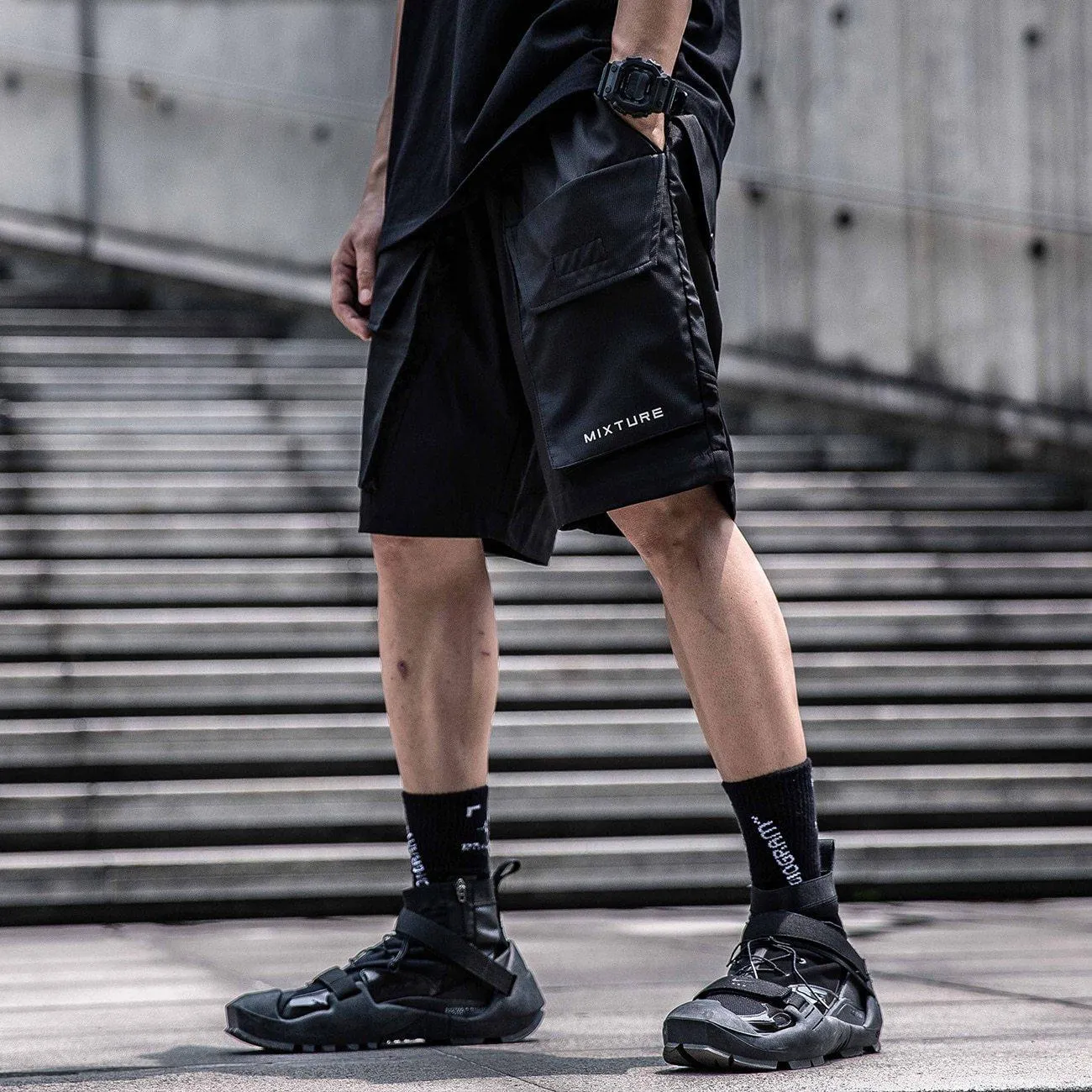 "Utatane" Techwear Cargo Shorts
