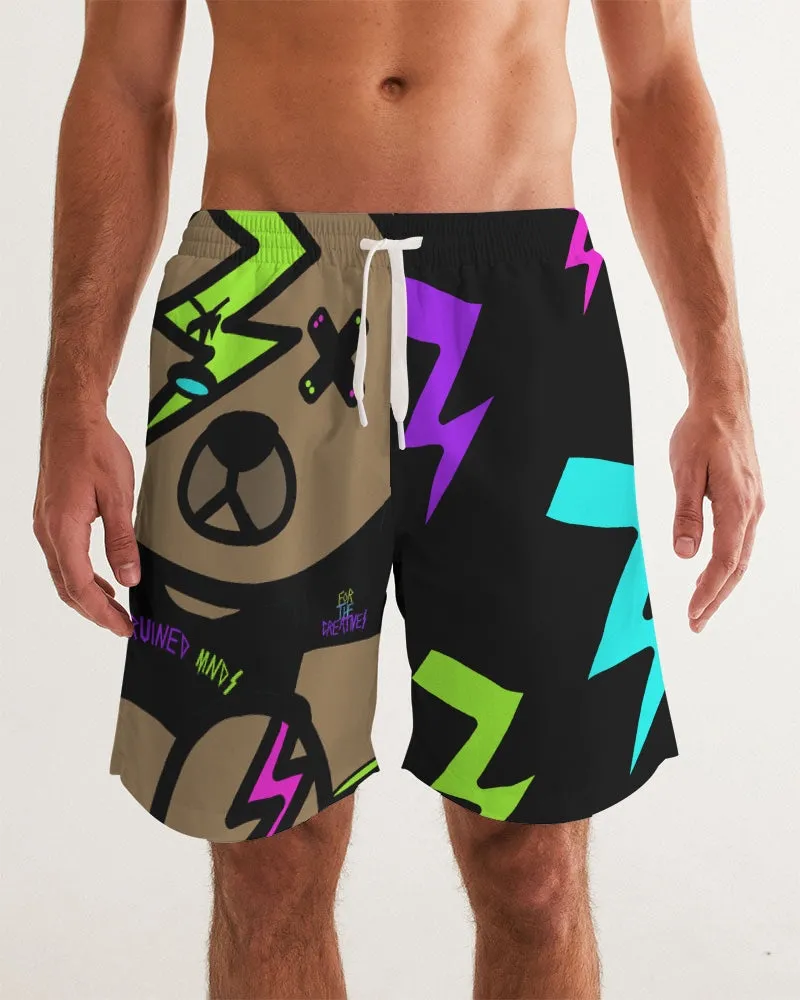 RM RUINED BEAR Swim Trunks