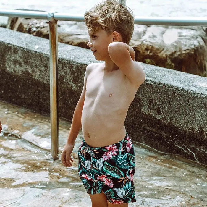 Roscoe Green Boys Swim Trunks