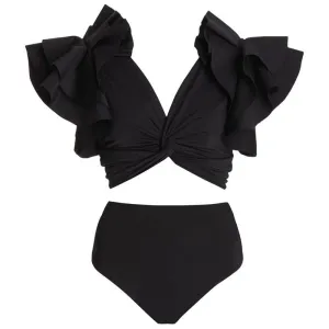 Ruffle Sleeve Bikini Sets