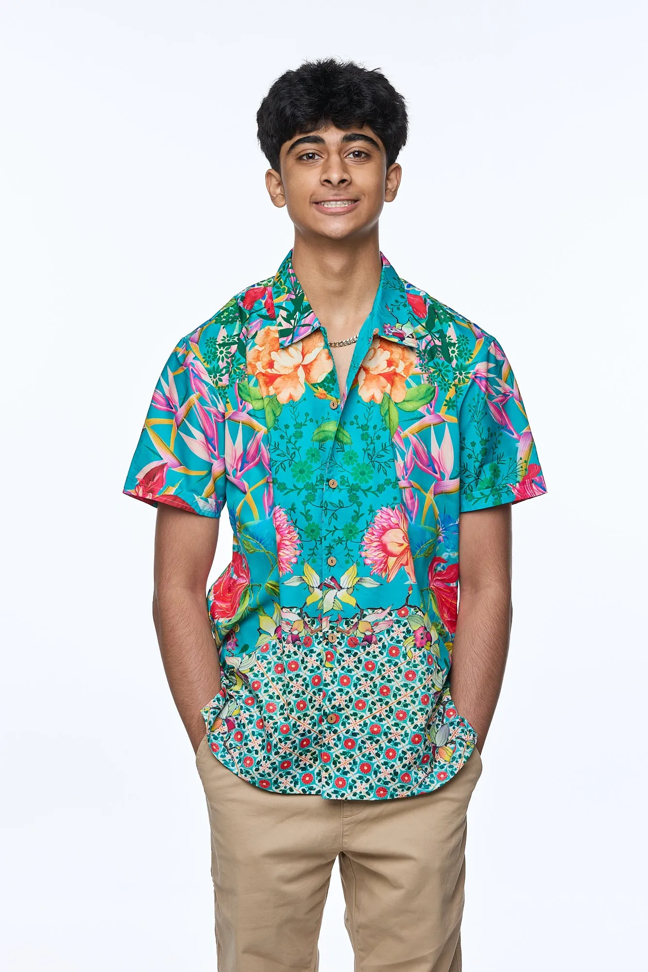 S-145 MEN SHORT-SLEEVES SHIRTS