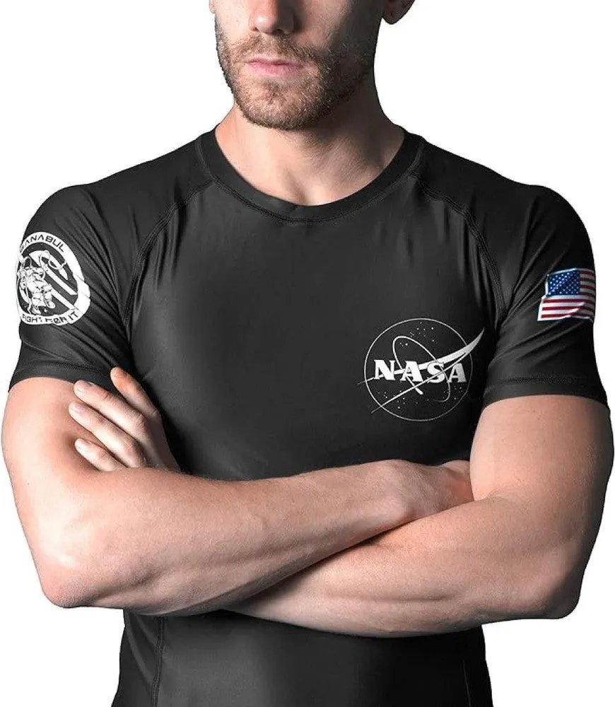 Sanabul NASA Short Sleeve BJJ Rash Guard