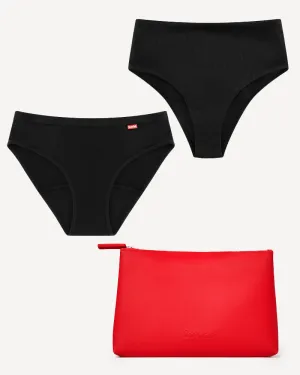 Scarlet Period Brief   Swim BFFs Set