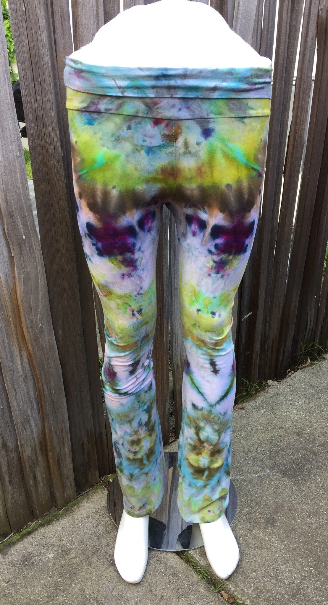 Shibori Tie Dye Yoga Pants by Sage Luxury