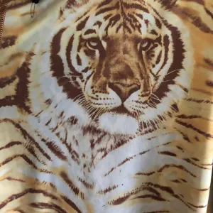 SLEEVELESS TOP/RASH GUARD BROWN TIGER/LEOPARD