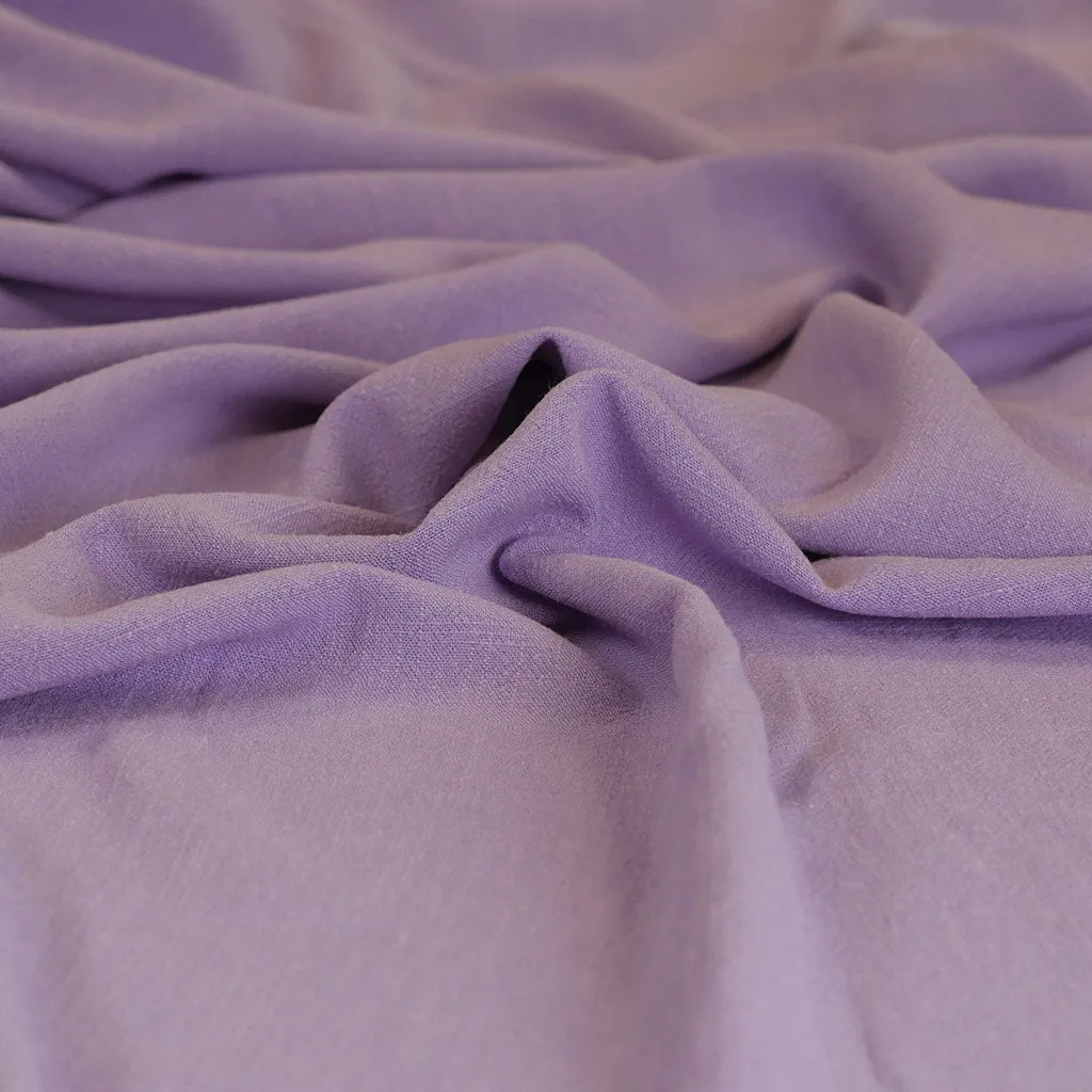 Spa - Heather, Viscose and Linen Woven Fabric