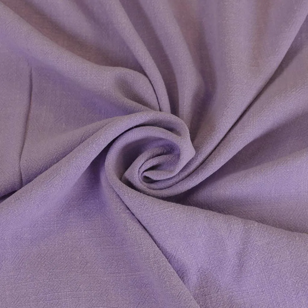 Spa - Heather, Viscose and Linen Woven Fabric