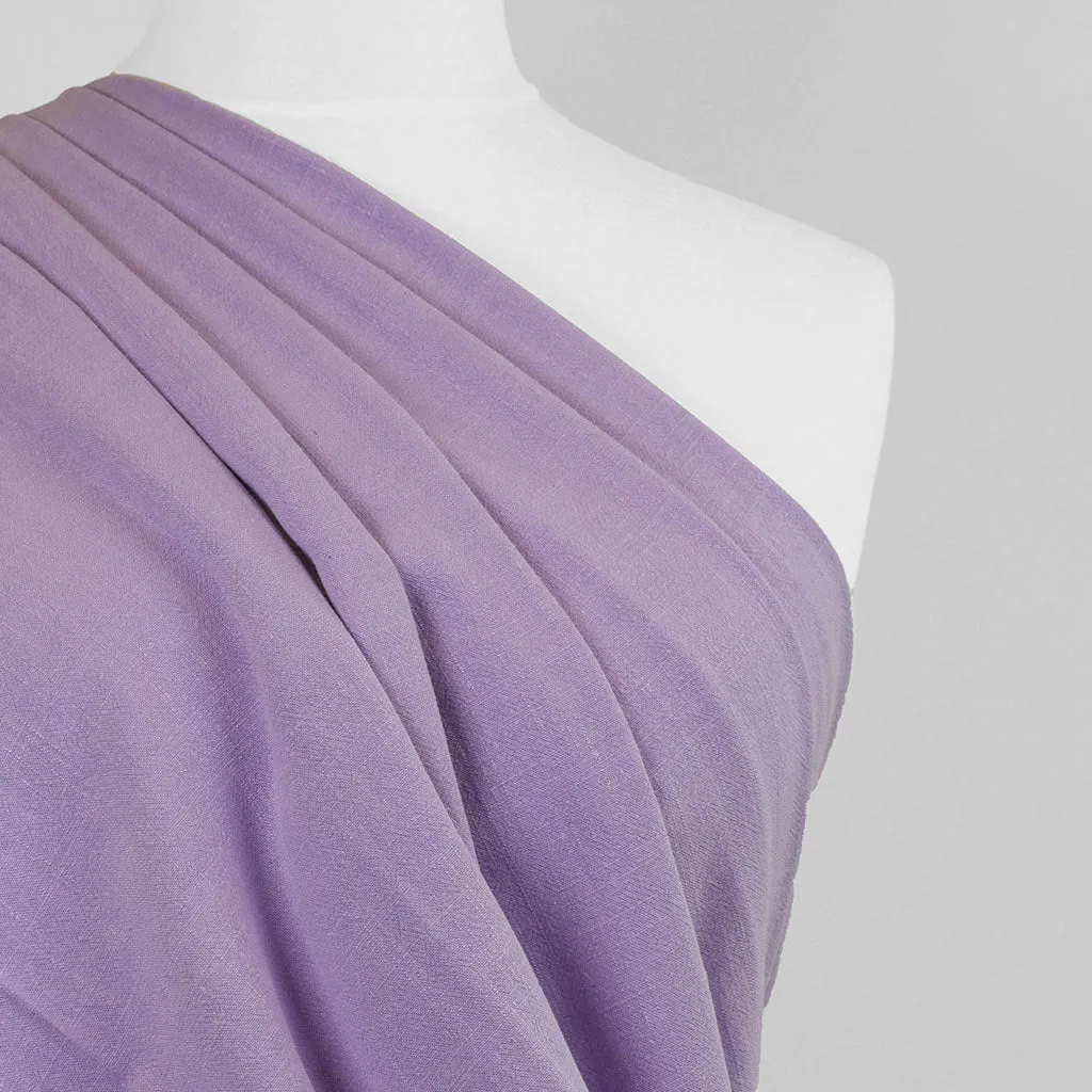 Spa - Heather, Viscose and Linen Woven Fabric