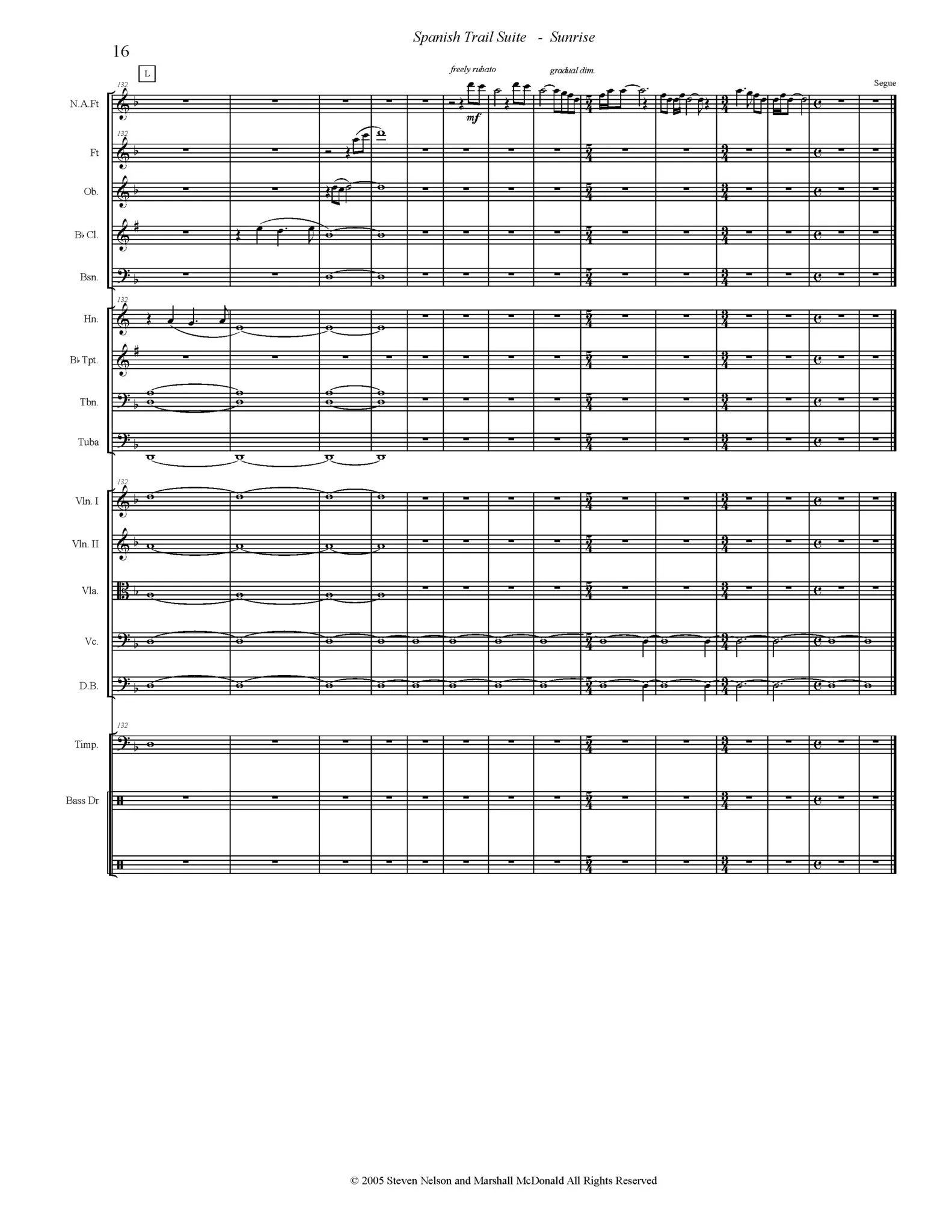 Spanish Trail Suite (full orchestra)