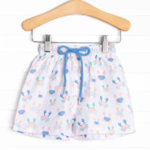 Summertime Shuffle Swim Trunks, Blue