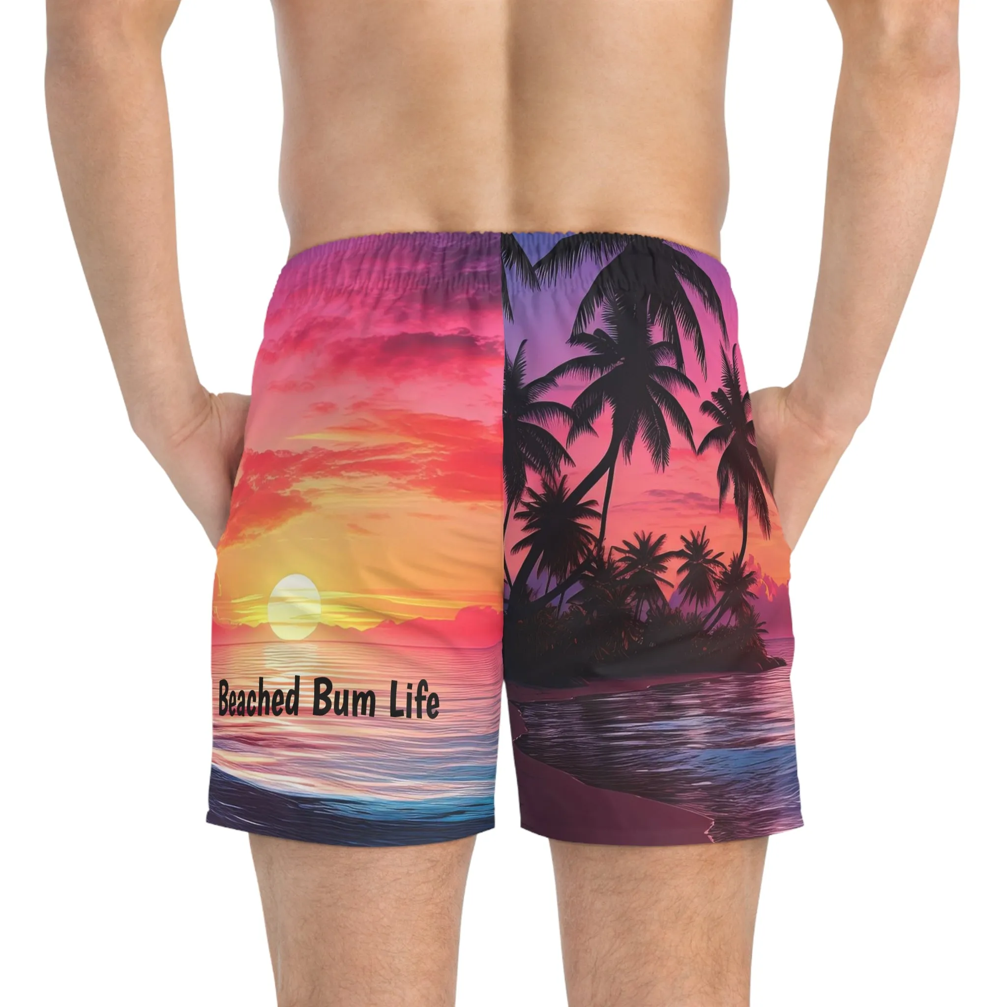 SUNSET - Men's Swim Trunks (AOP)