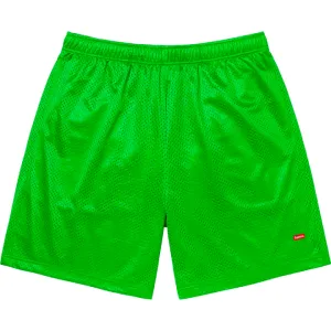 Supreme Small Box Baggy Green Nylon Shorts