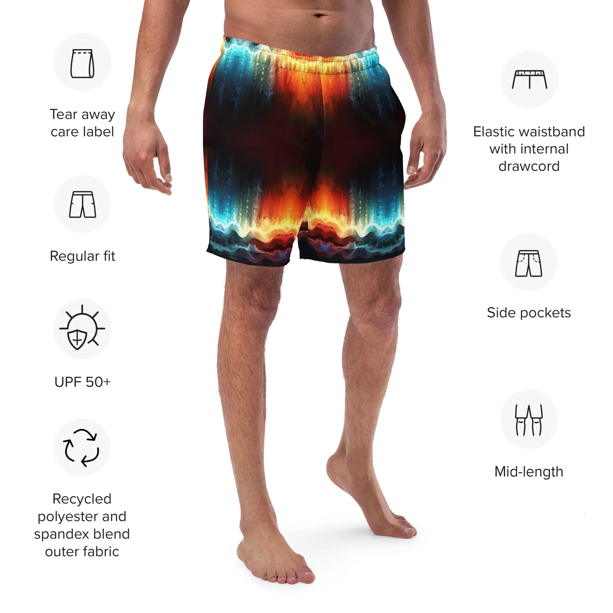 Swim Trunk Boiling Colors