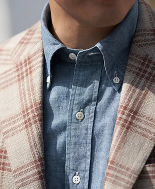 TOKYO SLIM FIT - SPORT Button Down Chambray