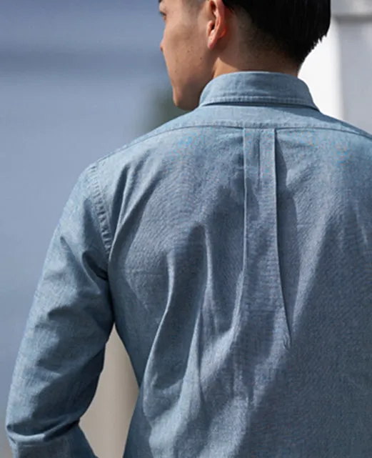 TOKYO SLIM FIT - SPORT Button Down Chambray