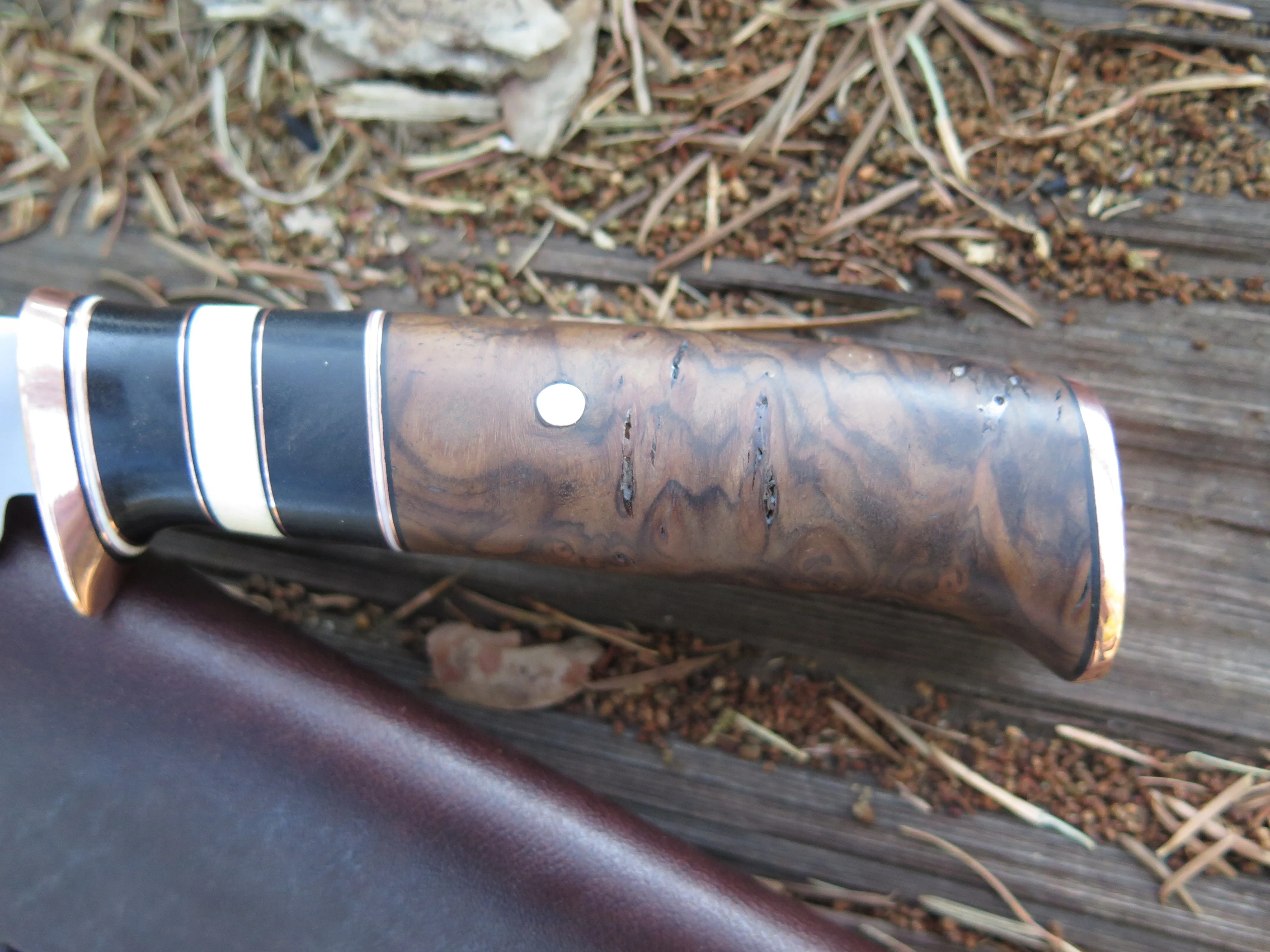 Turkish Walnut   Copper Trout & Bird