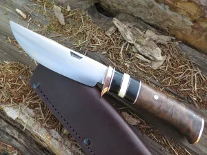 Turkish Walnut   Copper Trout & Bird