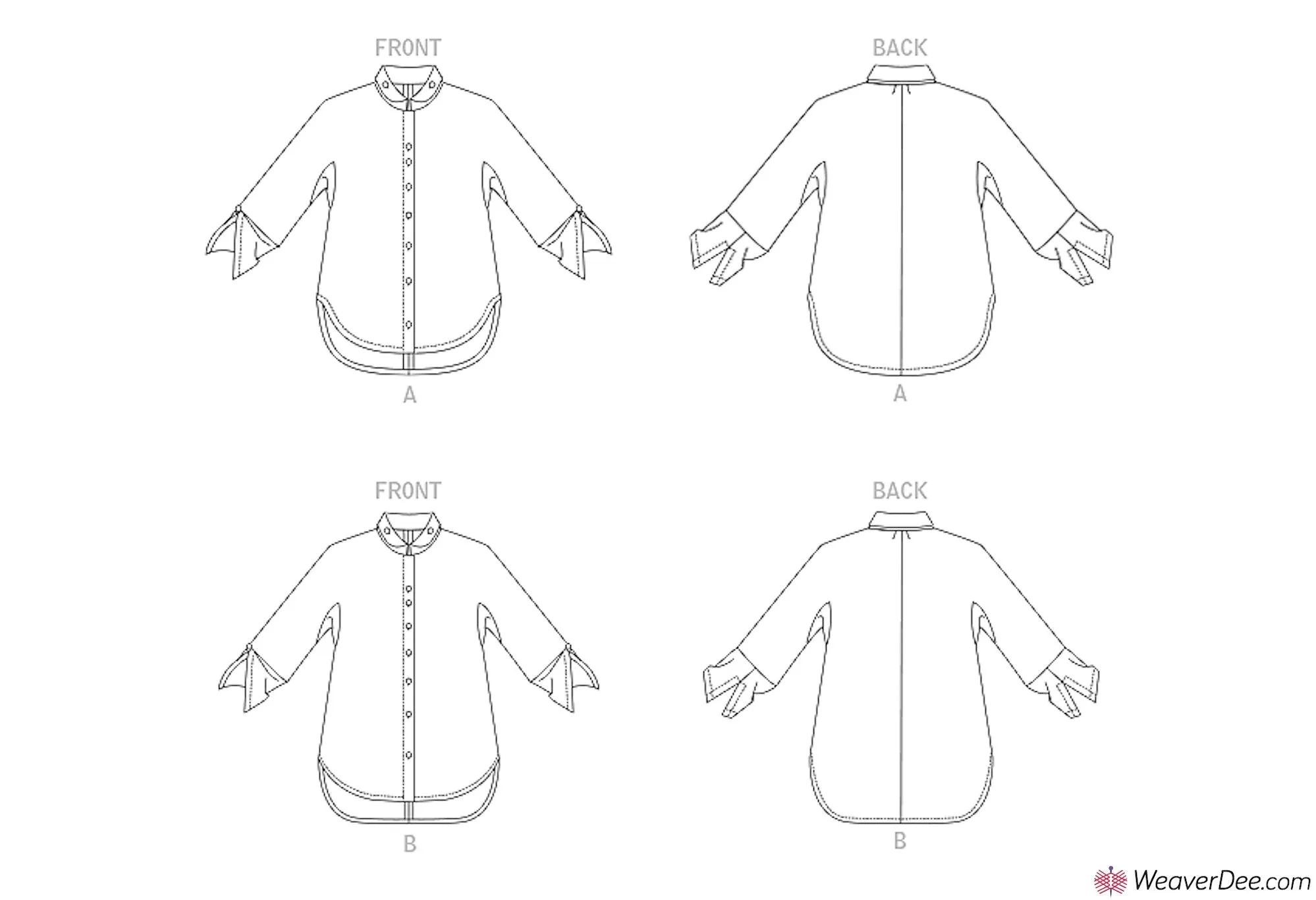 Vogue Pattern V1899 Misses' Shirts by Marcy Tilton