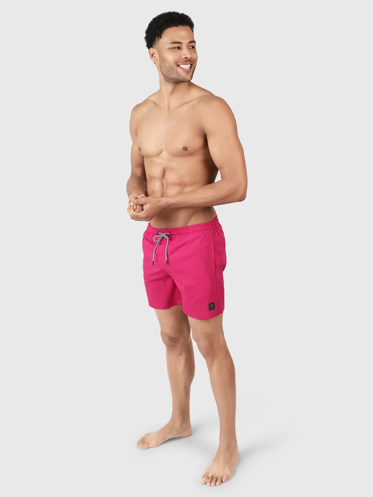 Volleyer Men Swim Shorts | Pink